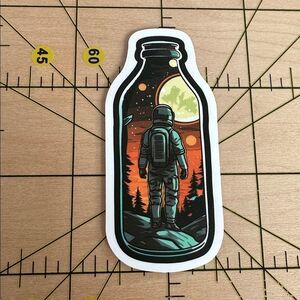 💜13/$13 +Bundle Sticker Sale | Aesthetic Astronaut Waterproof Sticker